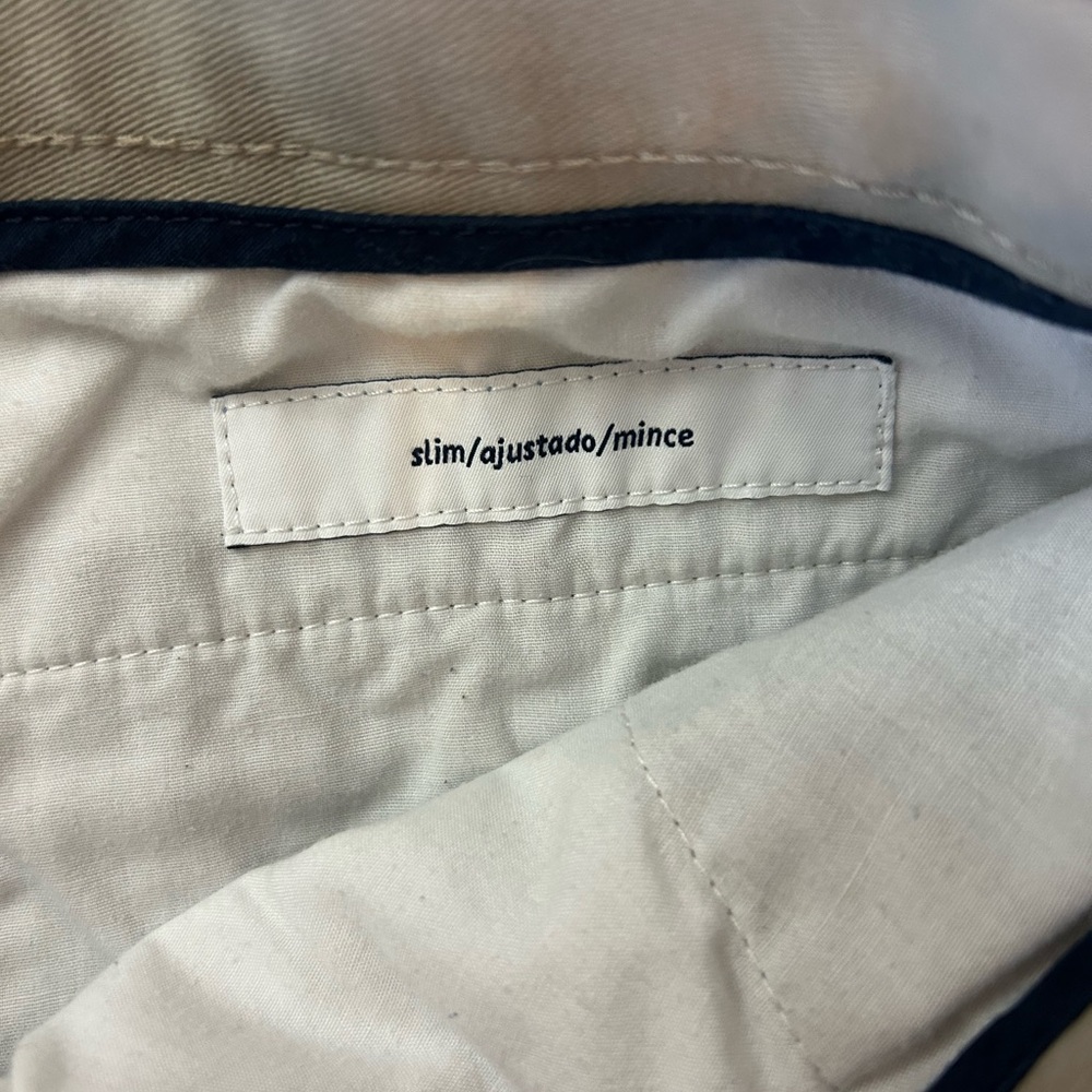 Amazon Essentials Men's Khaki Flat Front Chinos Size 30 x 32 - Picture 5 of 7
